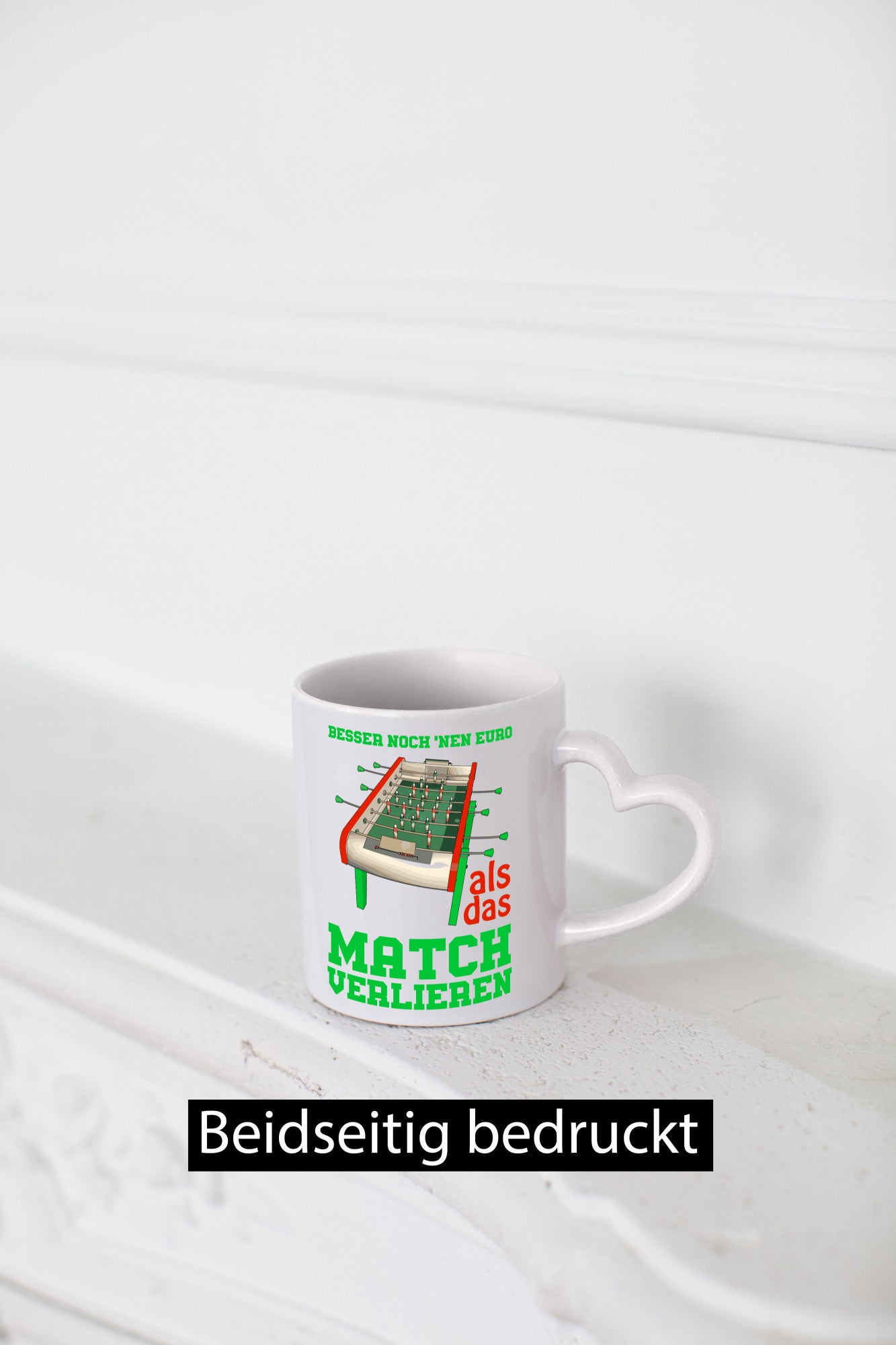 Tischkicker Tasse | Tischfußball Spruch Kicker Match lustig Humor Geschenkidee