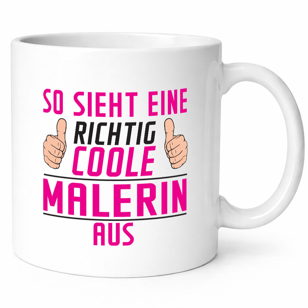 Richtig CooleMalerin | Malerinnen lustiger Spruch Geschenk Humor Geschenkidee