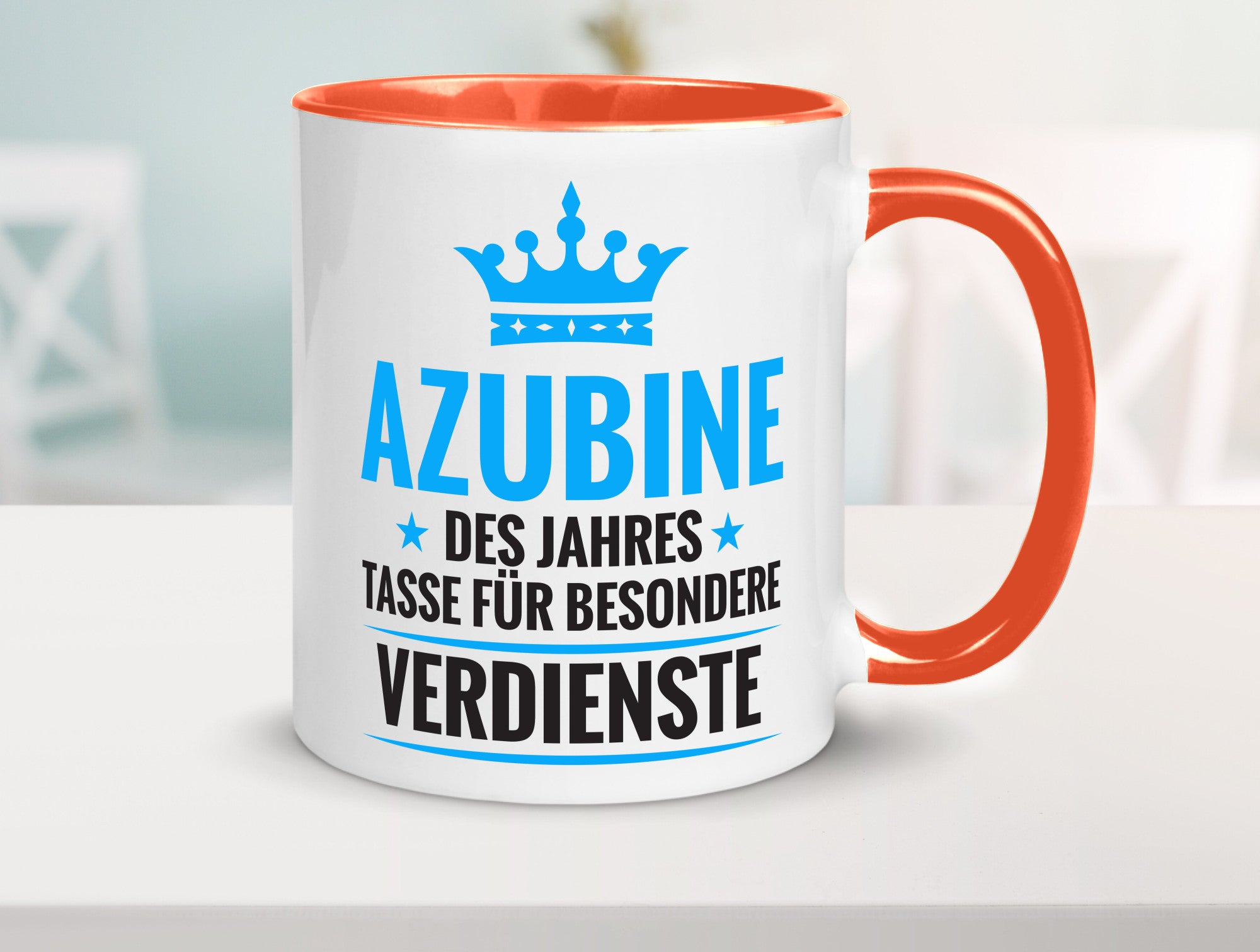 Besonderer Verdienst: Azubine | Ausbildung Lehrling lustig Humor Geschenkidee