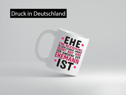 Ehepaar Spruch | Beziehung Tasse Ehemann Geschenk Humor Geschenkidee lustiger