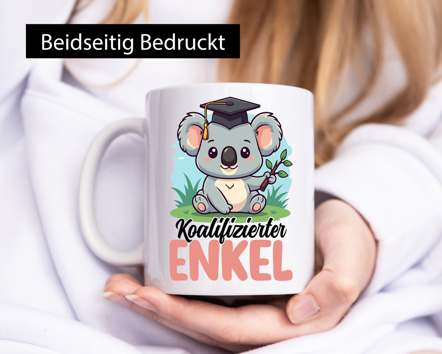 Koalifizierter Enkel | Großmutter Großvater Oma Opa lustiger Spruch Geschenk