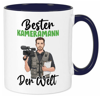 Bester Kameramann | Kamera v2 lustig Humor Geschenkidee Geschenk Tasse