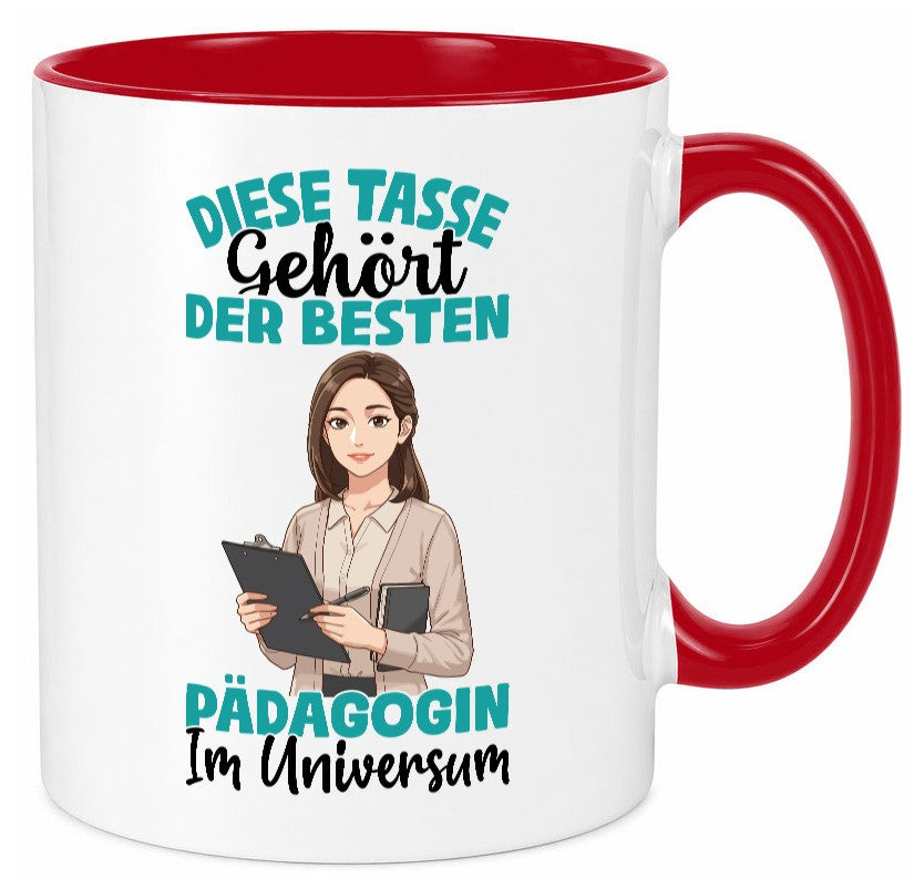 Im Universum: Pädagogin | Pädagogik lustig Humor Geschenkidee Geschenk Tasse