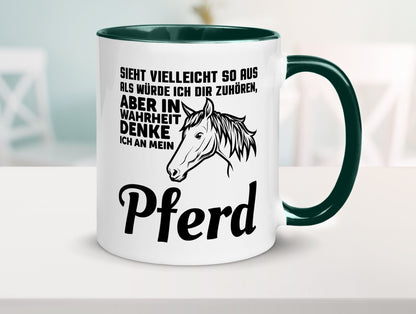Pferde Spruch | Reiterin Tasse Pferdesport Reiten Humor Geschenkidee