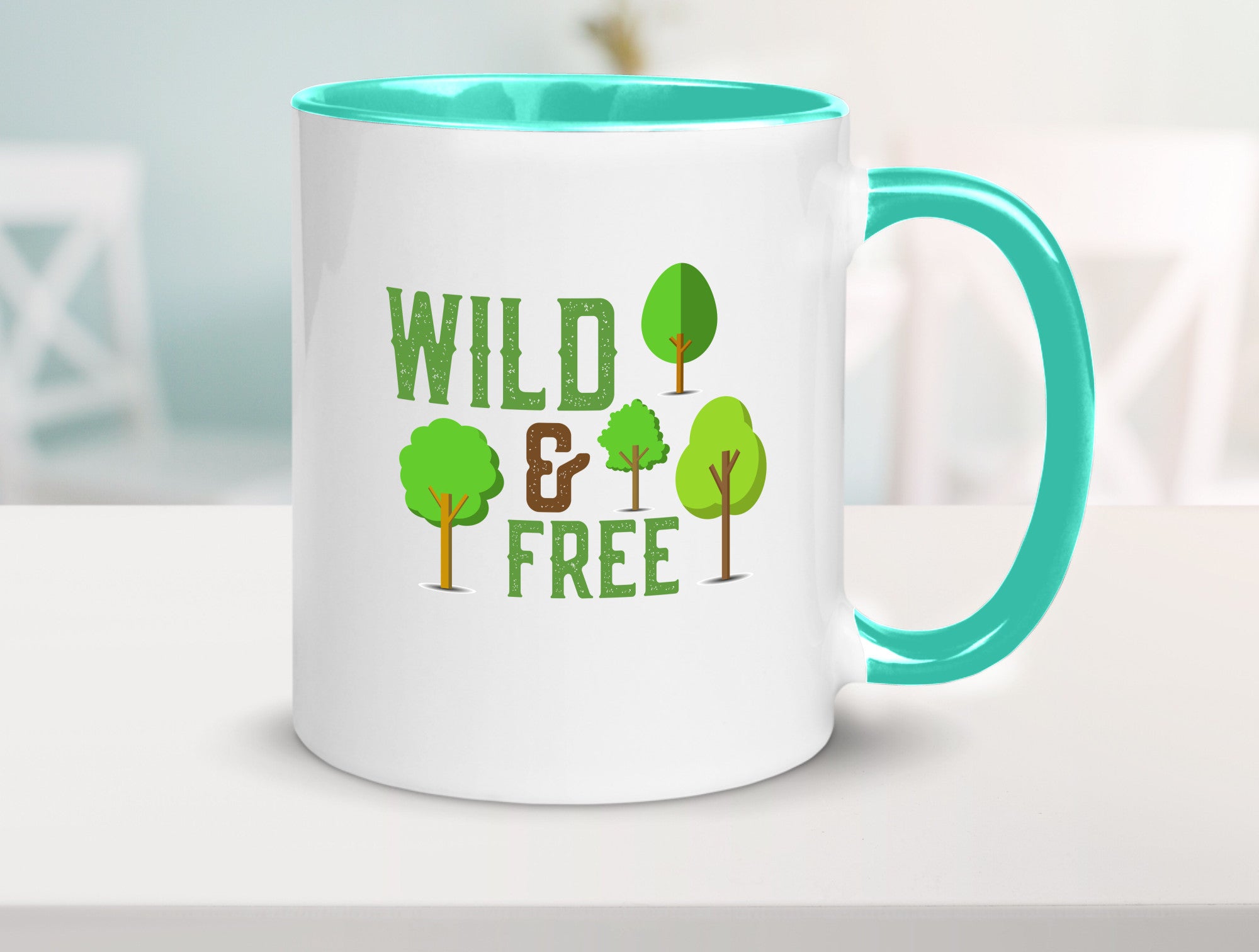 Wild and free | Freiheit Camper Hobbycamper Geschenkidee Humor Tasse