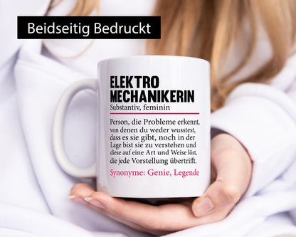 Elektromechanikerin | Beruf Mechanikerin Geschenkidee Arbeit Kollegen Büro