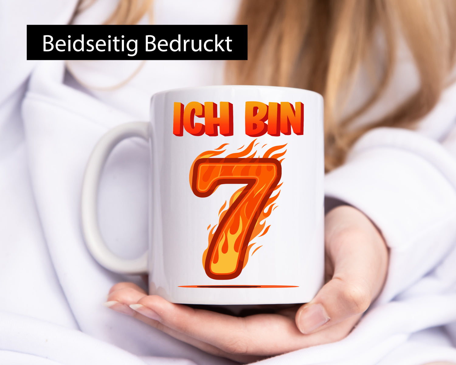 7. Geburtstag | 7 Jahre Drache lustig Geschenkidee Geschenk Tasse