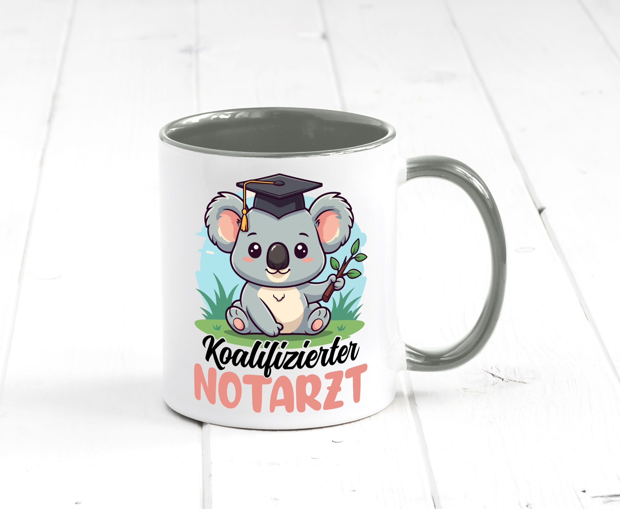 Koalifizierter Notarzt | Arzt Geschenk Humor Geschenkidee lustiger Spruch Tasse