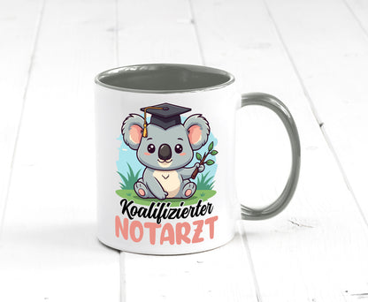 Koalifizierter Notarzt | Arzt Geschenk Humor Geschenkidee lustiger Spruch Tasse