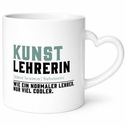 Kunstlehrerin | Lehrerin Unterricht Lieblingslehrerin Geschenkidee Humor Tasse