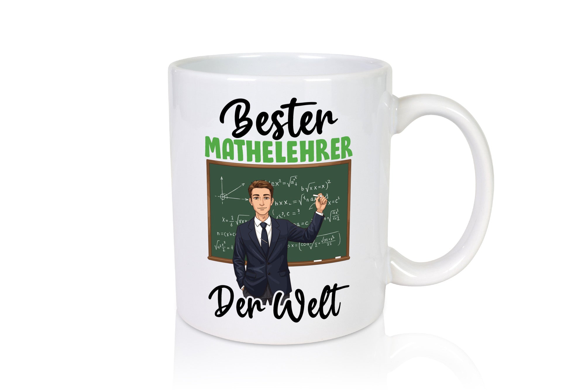 Bester Mathelehrer | Lehrer Mathe v2 lustiger Spruch Geschenk Humor
