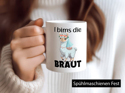 i Bums die Braut | Lama Alpaka JGA Party v2 lustig Humor Geschenkidee Geschenk