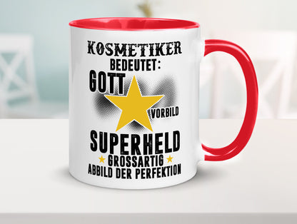 Bedeutung von Kosmetiker | Kosmetik Stylist Visagist Geschenkidee Humor Tasse