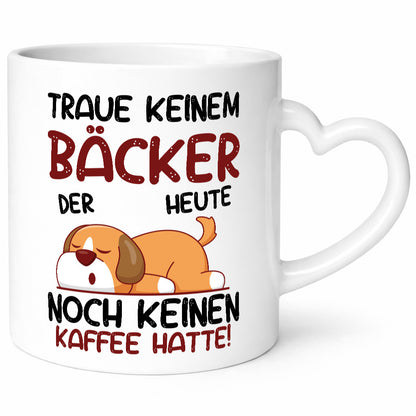 Traue keinem Bäcker | Bäckerei Backen Konditor lustig Humor Geschenkidee