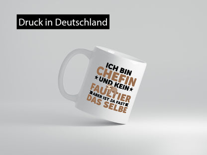 Ich bin kein Faultier: Chefin | Führungskraft Vorgesetzte Humor Arbeit Kollegen