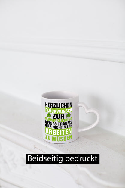 Verwirklichung deiner Träume | Stellenwechel Kollege Humor Arbeit Kollegen Büro