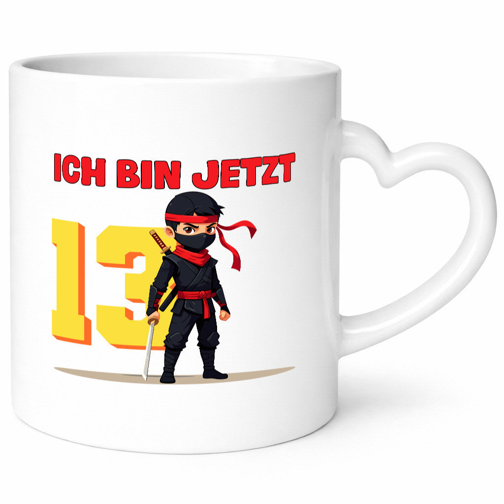 13. Geburtstag | 13 Jahre Ninja Kinder lustig Geschenkidee Geschenk Tasse