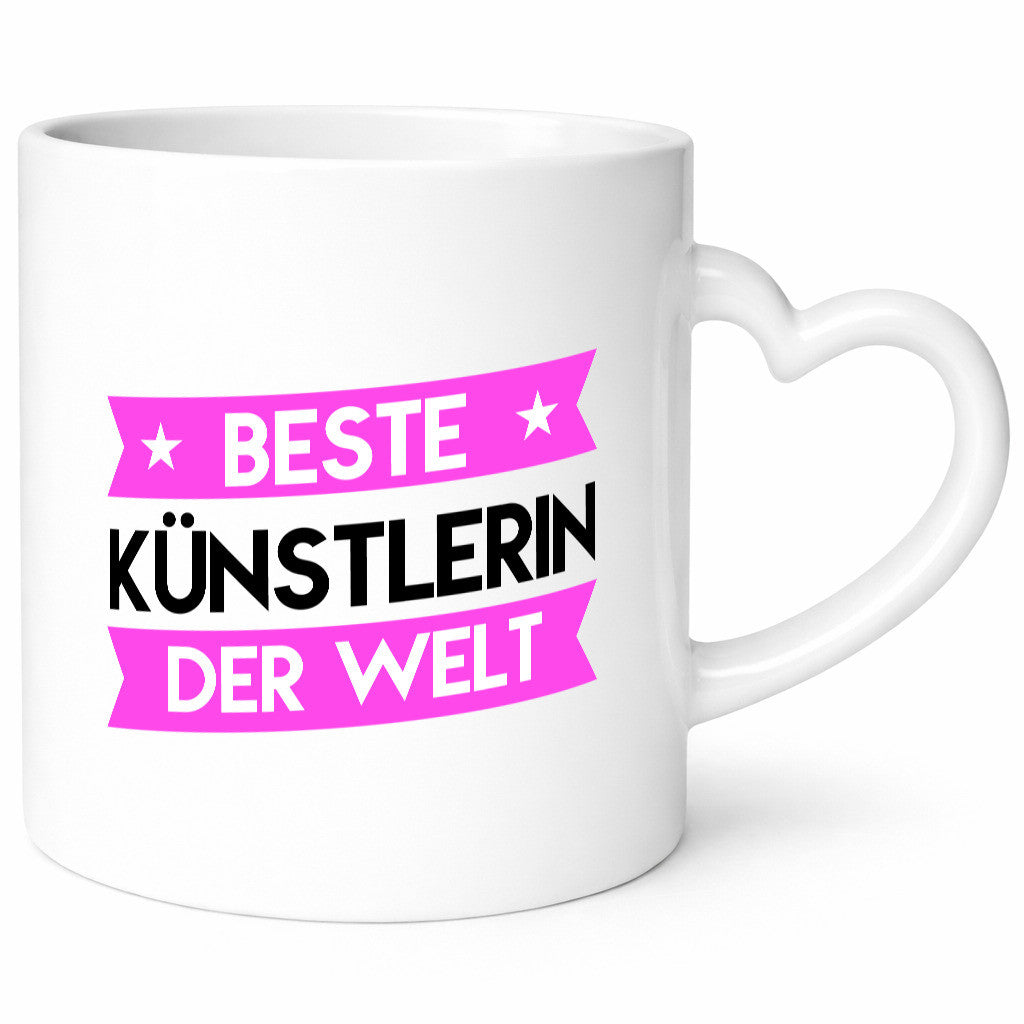 Beste Künstlerin | lustige Kunst Humor Geschenkidee Tasse
