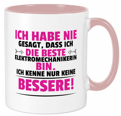 Die Beste Elektromechanikerin | Mechanikerin lustiger Spruch Geschenk Humor Tasse