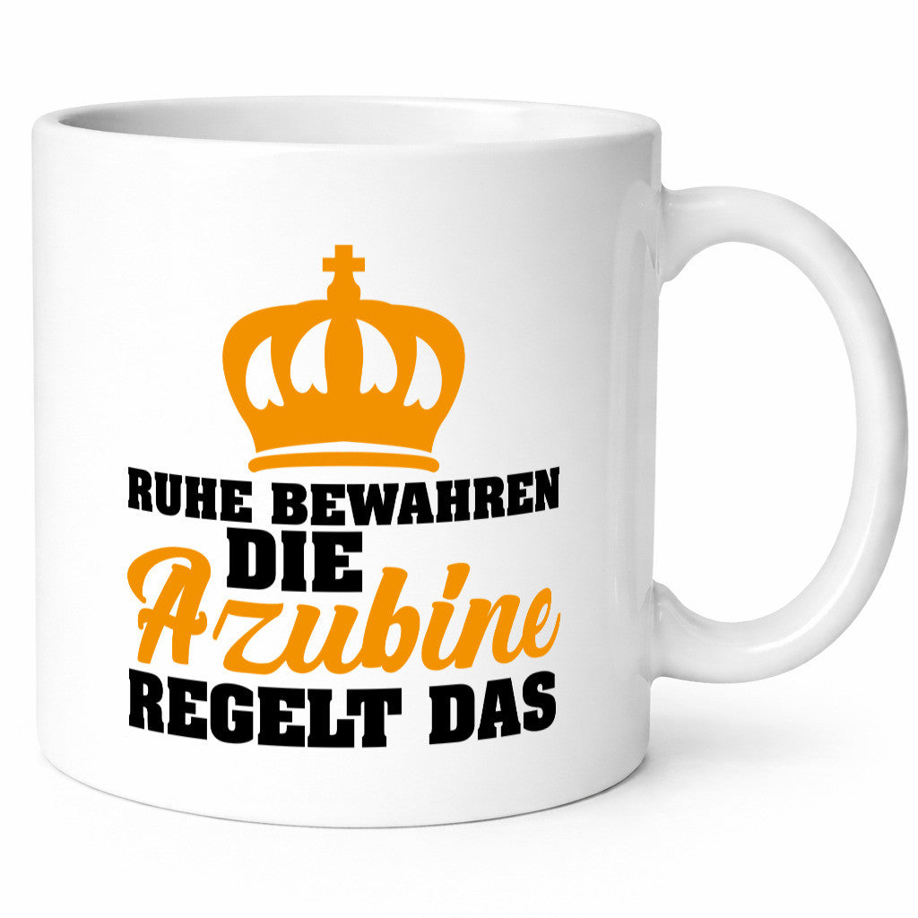 Azubine Spruch | Ausbildung Tasse Auszubildende Geschenk Humor Geschenkidee
