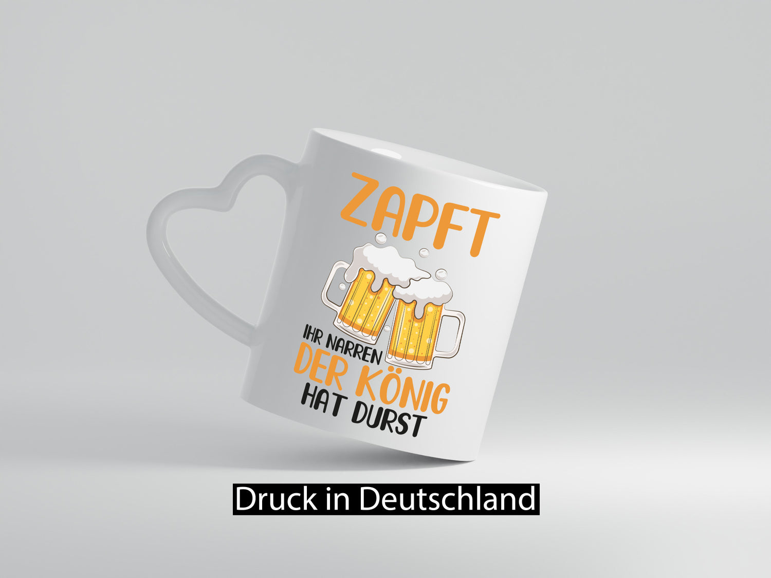 Zapft ihr Narren | König Biertrinker Bier Pils Party Geschenkidee Humor Tasse