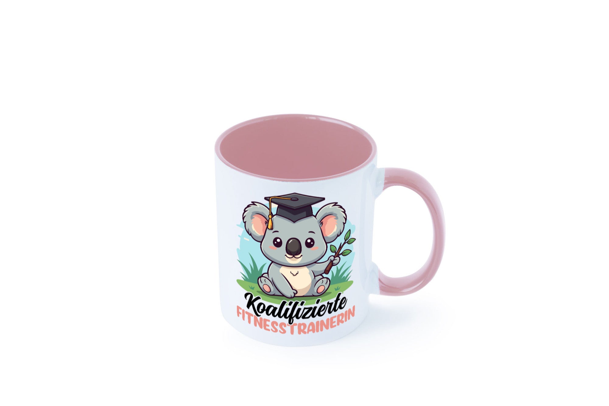 Koalifizierte Fitnesstrainerin | Trainerin Sport v2 Geschenkidee Humor Tasse