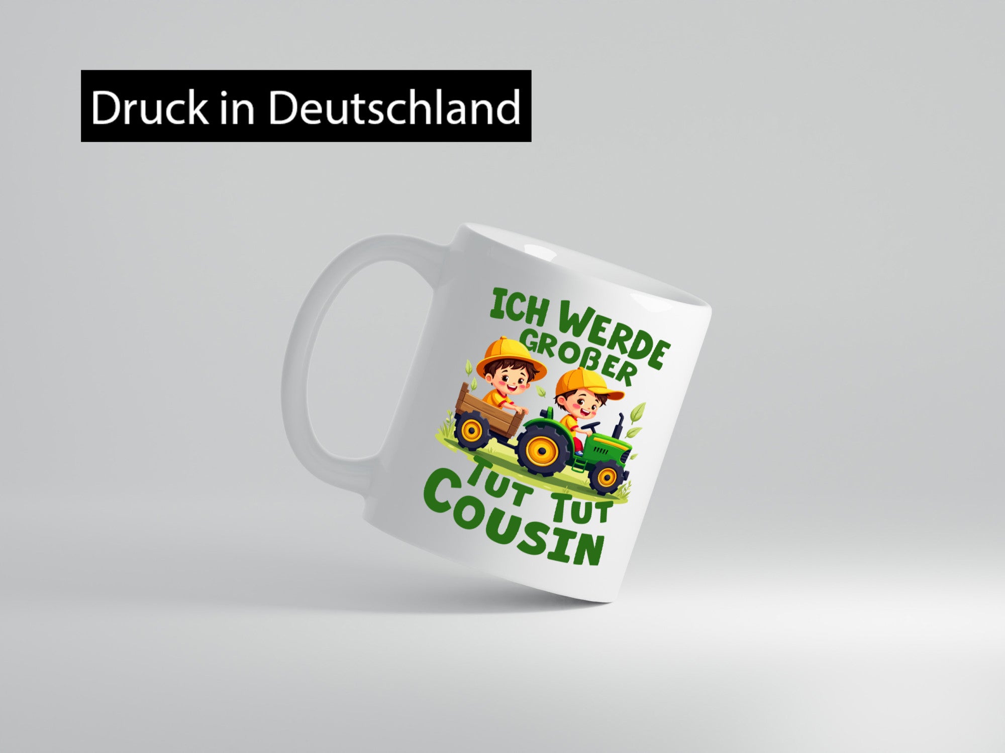 Ich werde Großcousin | Familie Bauer lustiger Spruch Geschenk Geschenkidee