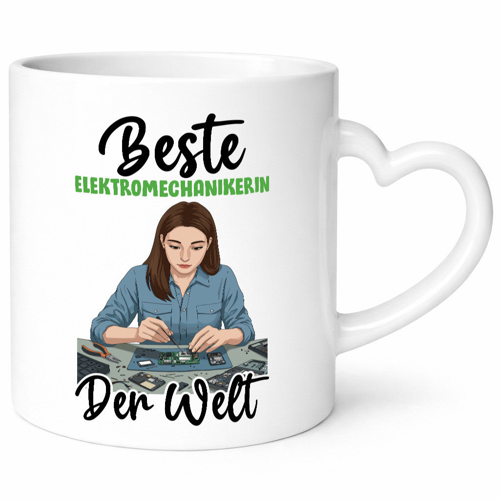 Beste Elektromechanikerin | Mechanikerin v2 Geschenkidee Humor Tasse