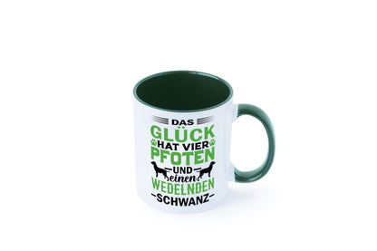 Das Glück hat 4 Pfoten | Hundeliebhaber Ich liebe Hunde Geschenk Tierliebhaber