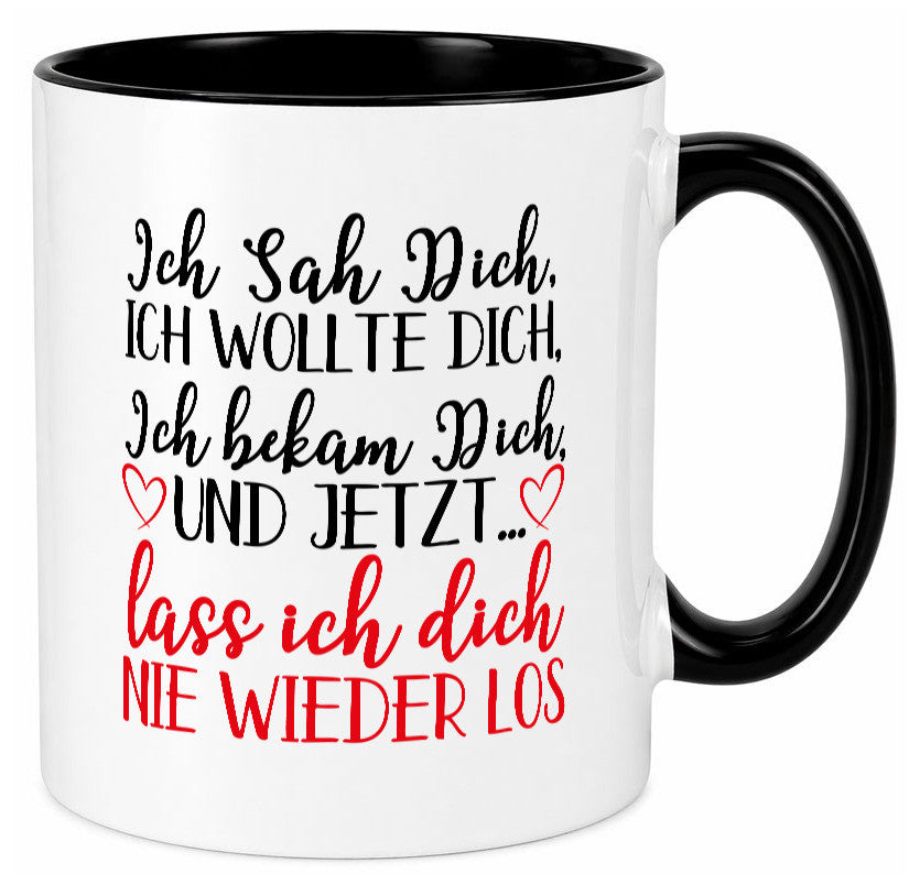 Ich will dich lustig Humor Geschenkidee Geschenk Tasse