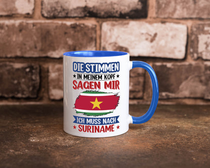 Suriname | Urlaub Stimmen in meinem Kopf Traumland v2 Geschenk Humor