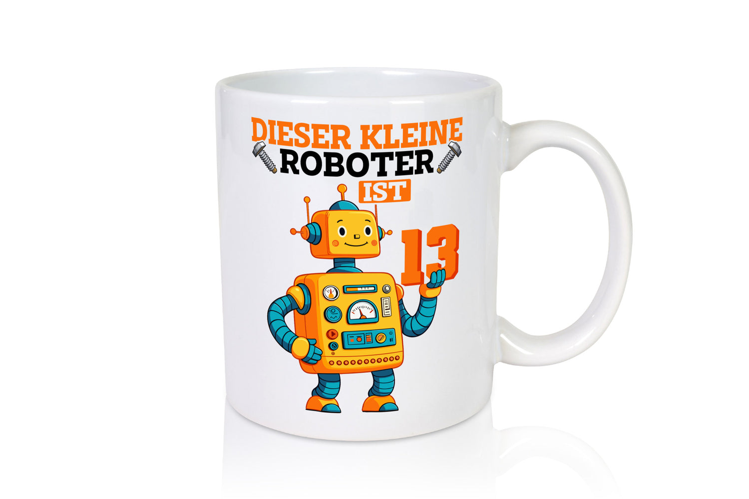 13. Geburtstag | 13 Jahre Roboter Junge Humor Geschenkidee Tasse