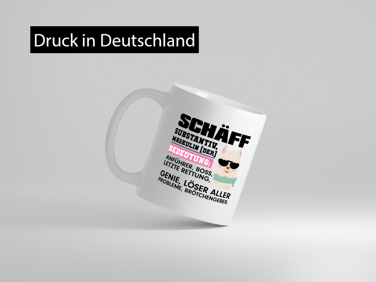 Chef Schäff | witzige Büro Tasse Arbeit Mitarbeiter Humor Kollegen Geschenkidee