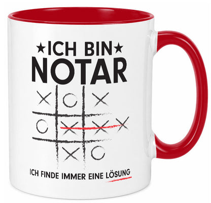 Löse Probleme: Notar | Jurist lustiger Spruch Geschenk Humor Geschenkidee Tasse