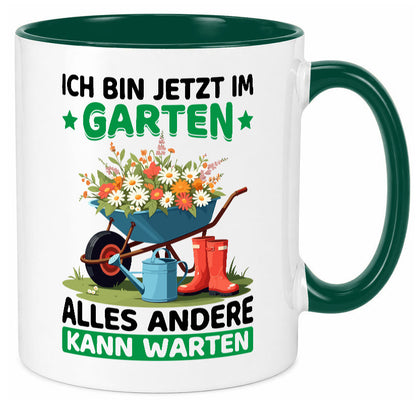 Im Garten alles andere kann warten | Gärtner Gartenarbeit Geschenk Arbeit