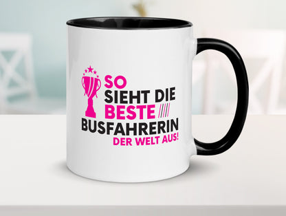 Die Weltbeste Busfahrerin | Berufsfahrer Fahrerin Geschenk Arbeit Kollegen Büro