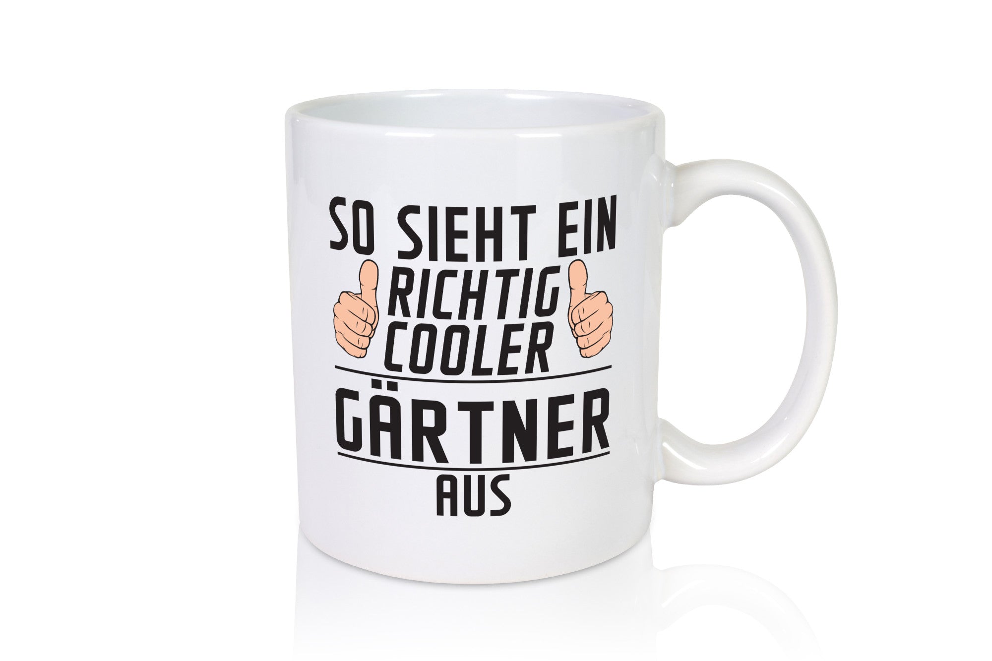 Richtig Cooler Gärtner | Gartenbau lustig Humor Geschenkidee Geschenk Tasse