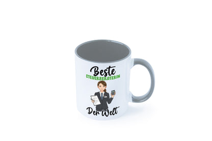 Beste Steuerberaterin | Steuer Beratung v2 Geschenkidee Humor Tasse