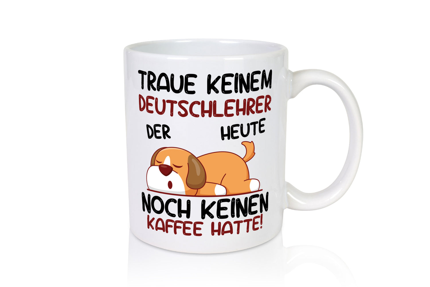 Traue keinem Deutschlehrer | Lehrer Schule lustig Humor Geschenkidee Geschenk