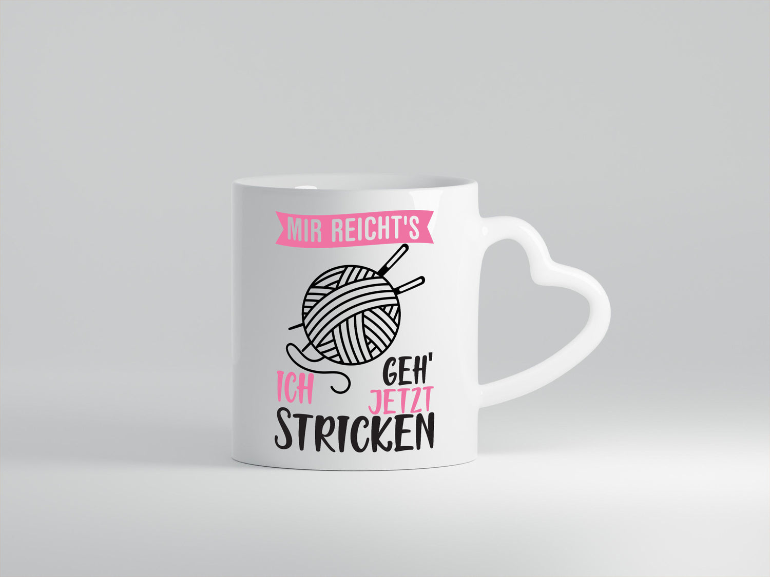 Ich geh` jetzt stricken | Strickzubehör Freundin lustiger Spruch Geschenk Humor