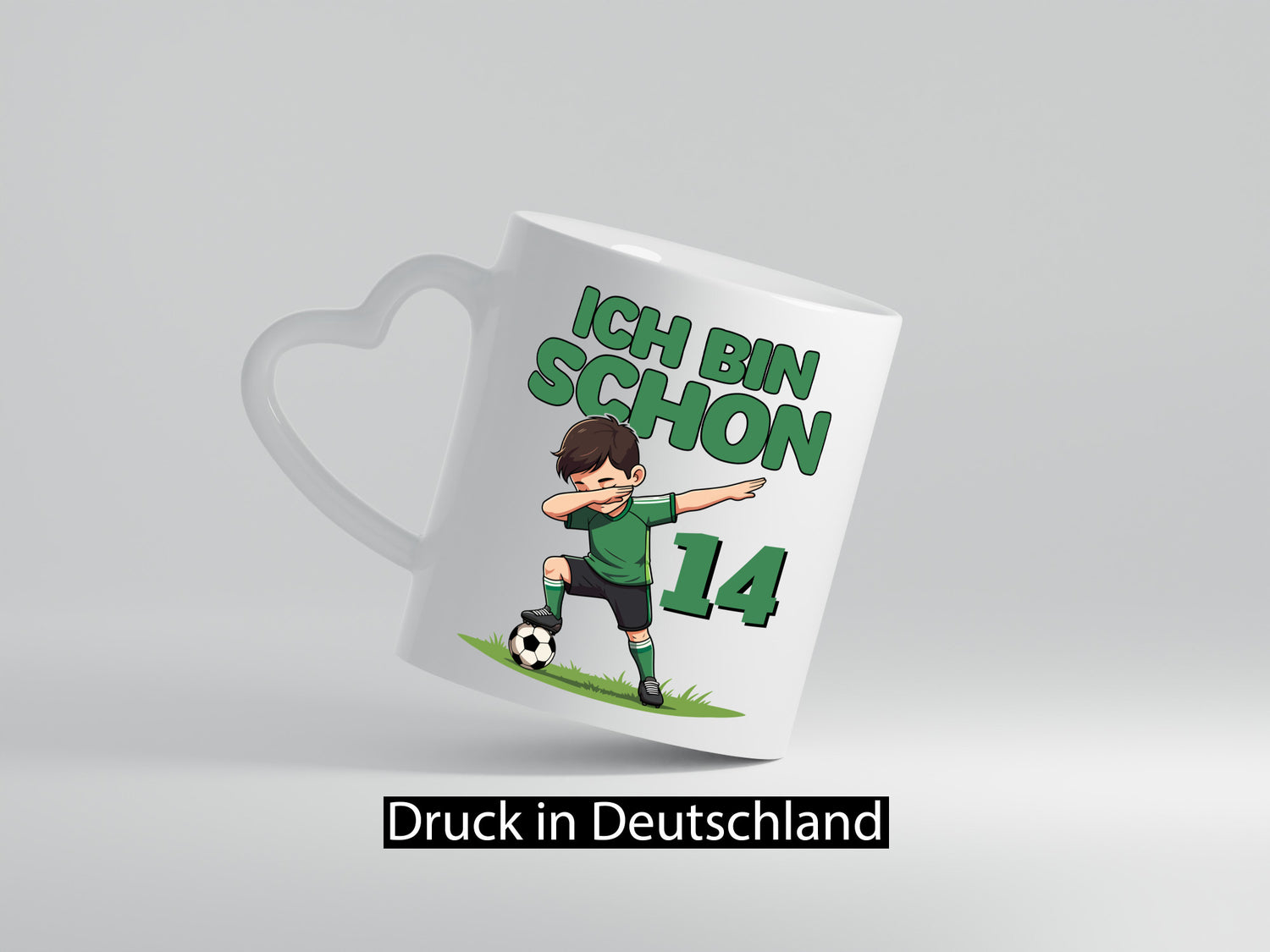 14. Geburtstag | 14 Jahre Fußballer lustig Geschenkidee Geschenk Tasse