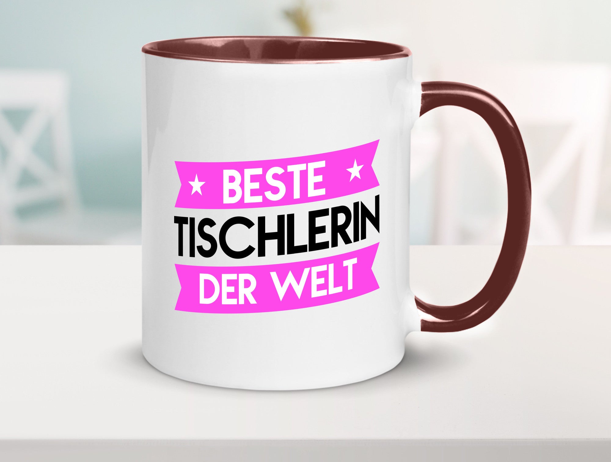 Beste Tischlerin | Tischlerei lustiger Spruch Geschenk Humor Geschenkidee Tasse