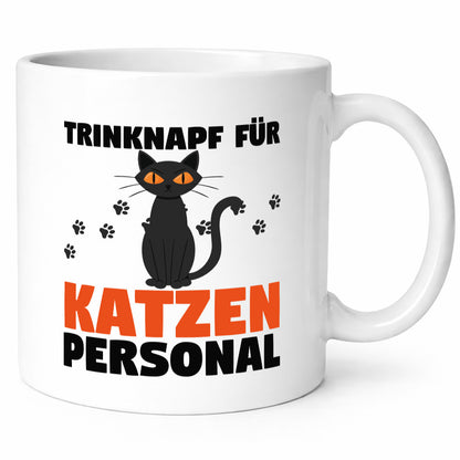 Katzen Personal | Katzenbesitzer Tasse Katze Humor Tierliebhaber Geschenkidee