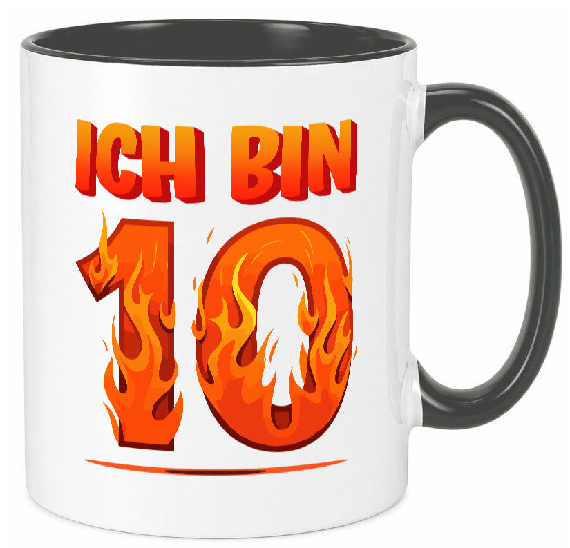 10. Geburtstag | 10 Jahre Drache lustiger Spruch Geschenk Geschenkidee Tasse