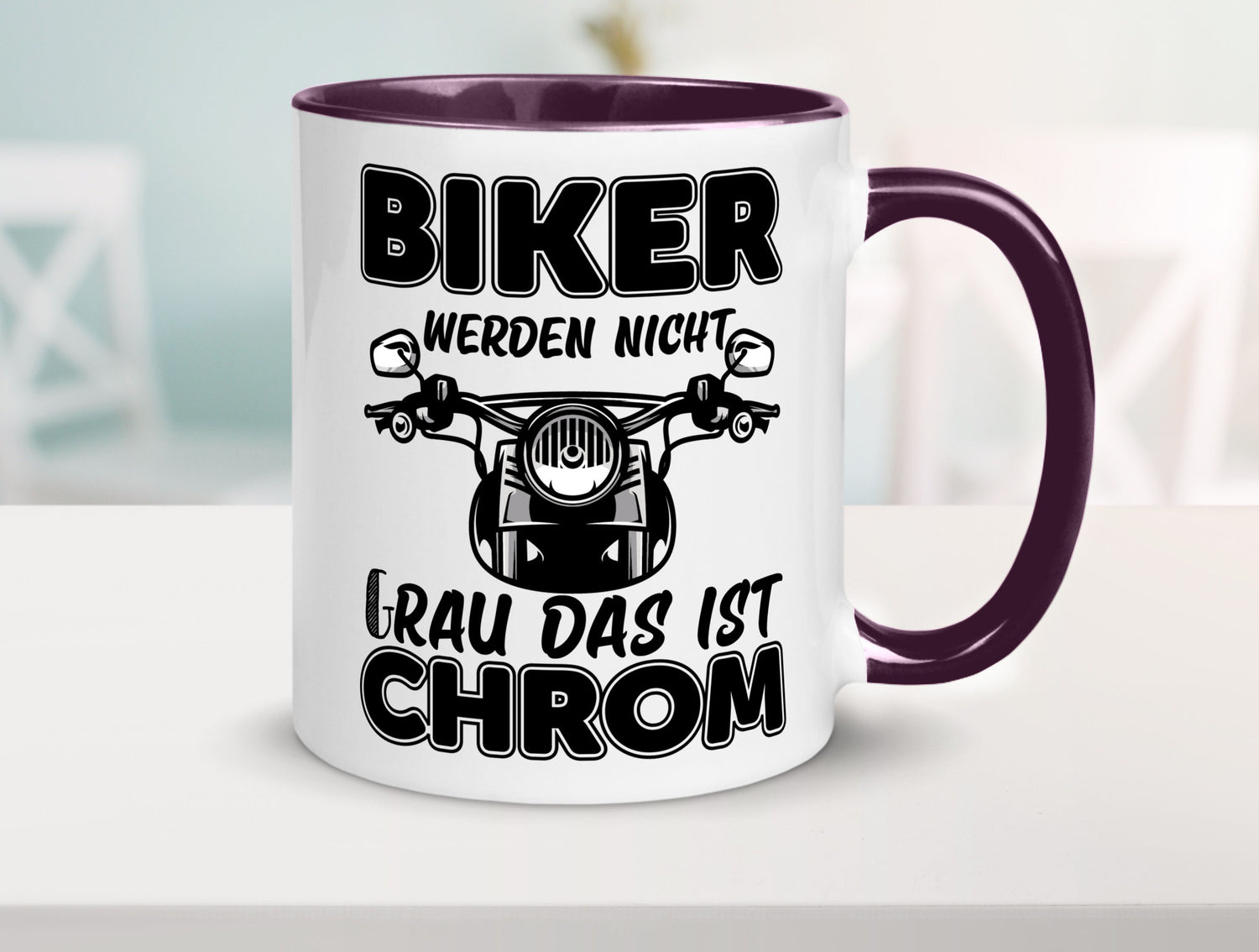 Biker werden nicht grau | Motorrradfahrer Tasse Humor Geschenkidee