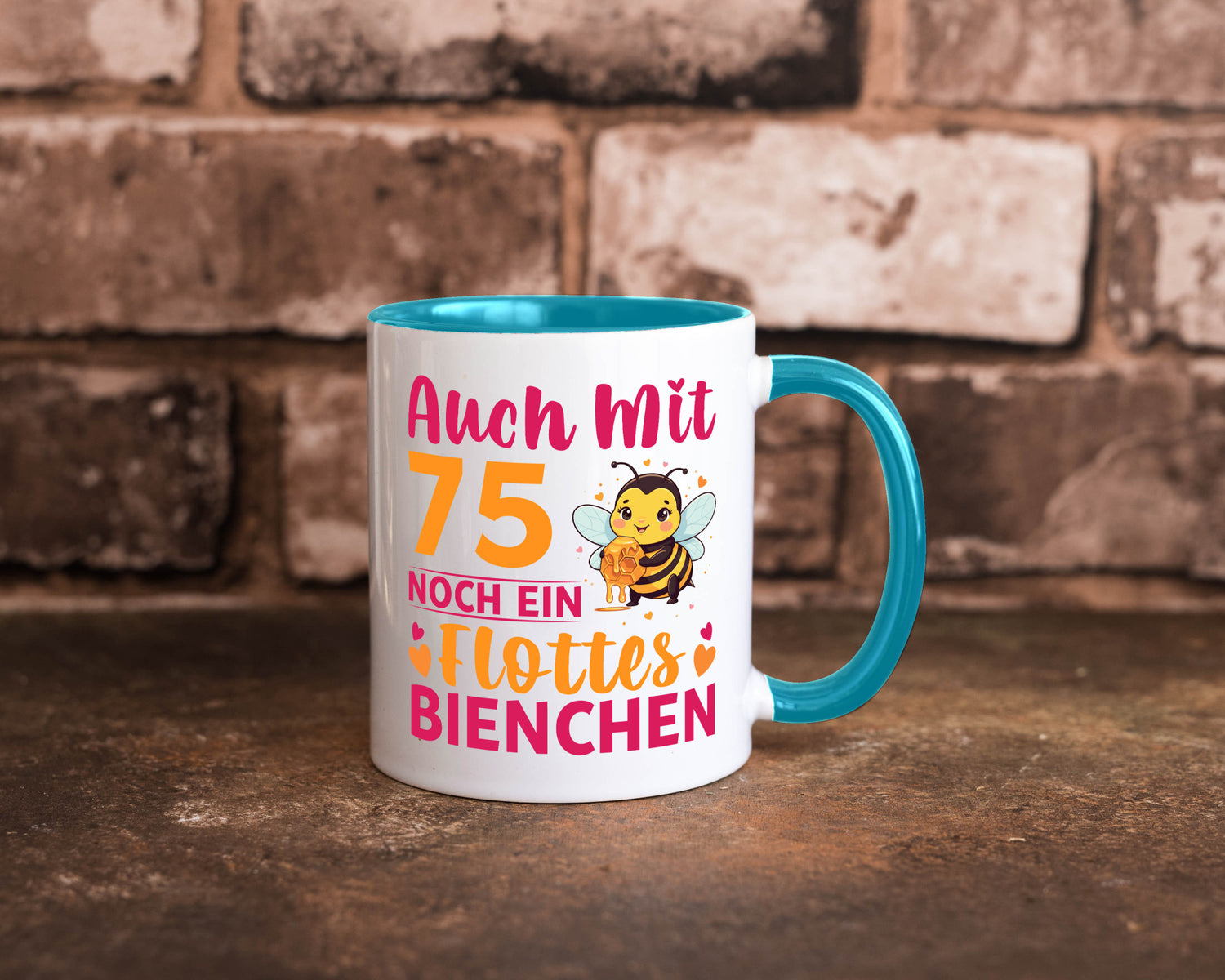 75. Geburtstag | Flottes Bienchen 75 Jahre v2 Geschenk Geschenkidee lustiger