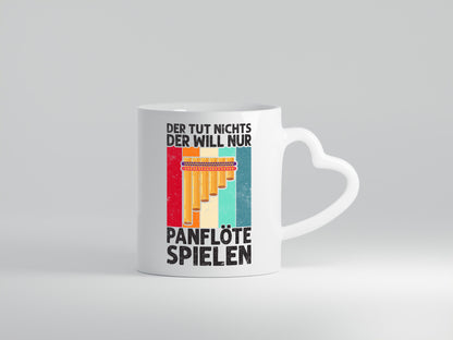 Will nur Panflöte Spielen | Panflötenspieler lustig Humor Geschenkidee Geschenk