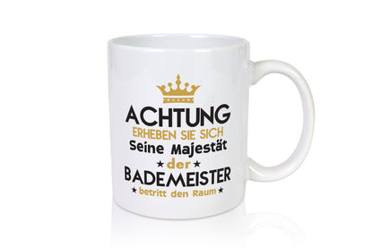 Seine Majestät Bademeister | Rettungsschwimmer lustig Humor Geschenkidee