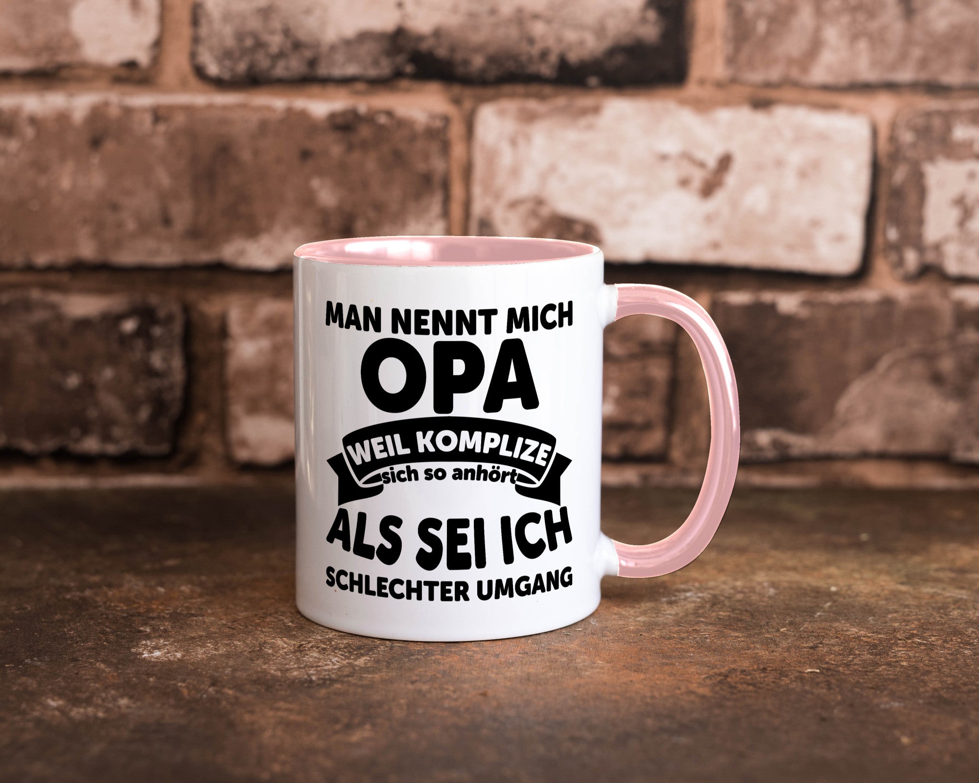 Nenn mich Opa, Komplize schlechter Umgang | Opa Witz Geschenk Familie