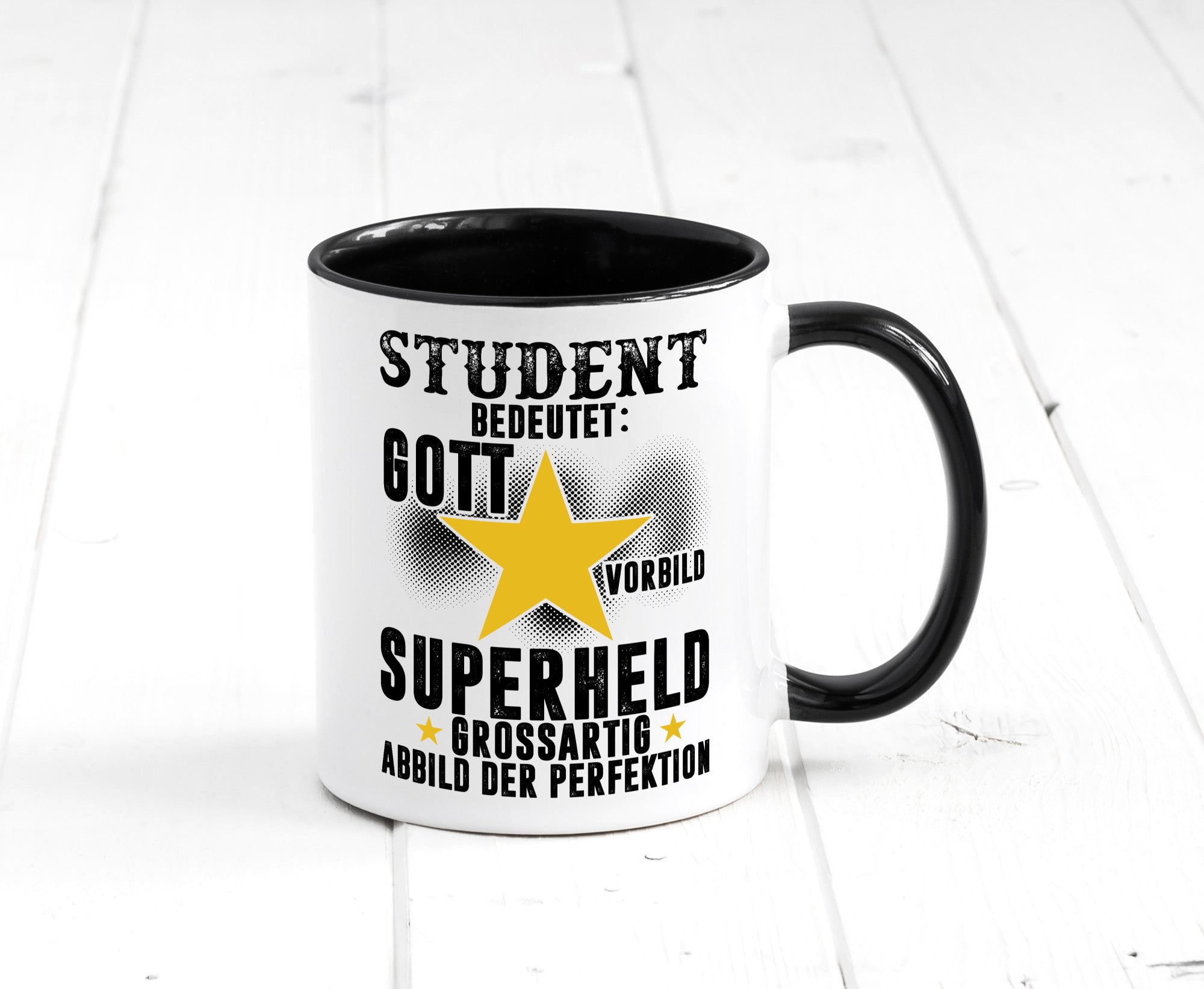 Bedeutung von Student | Universität Uni Studium Geschenkidee Humor Tasse